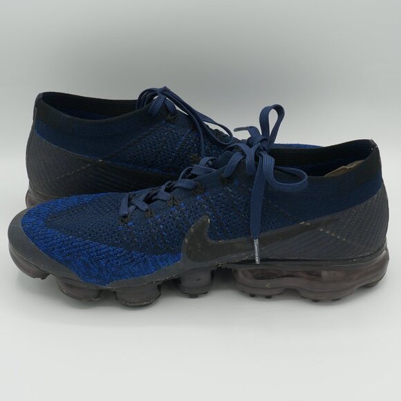 Nike Air VaporMax Flyknit Day to Night College Navy Running Shoes Men\'s Size 11